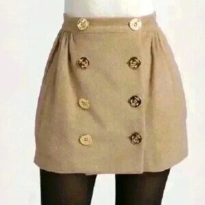 OPENING CEREMONY Cashmere Wool Blend Button Front Skirt Preppy Old Money NWT